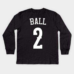 Lonzo Ball Pelicans Kids Long Sleeve T-Shirt